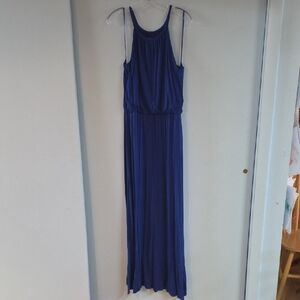 Elegant Blue Maxi Dress